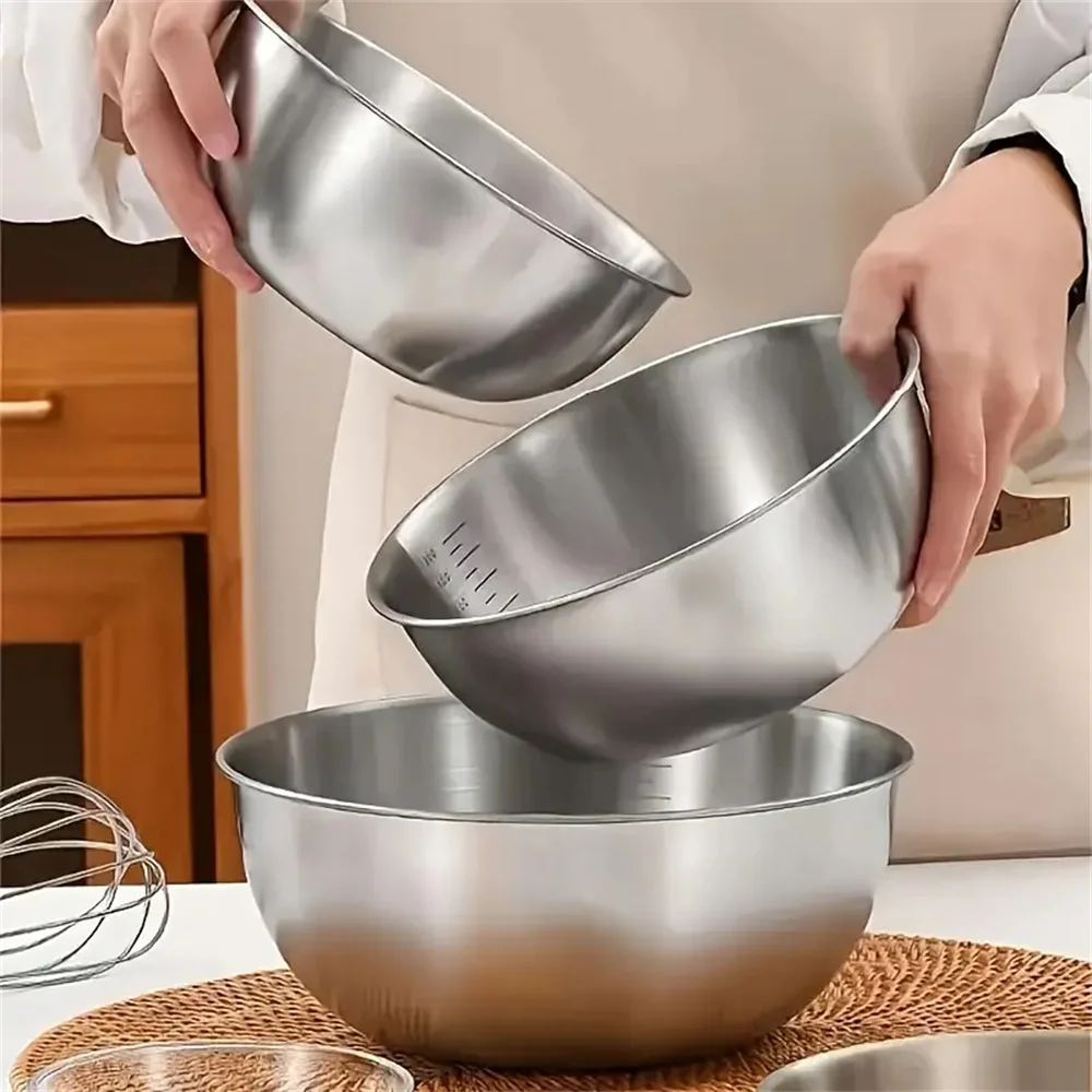 Food Storage Meals - 2026 Stainless Steel Mixing Bowl Set
