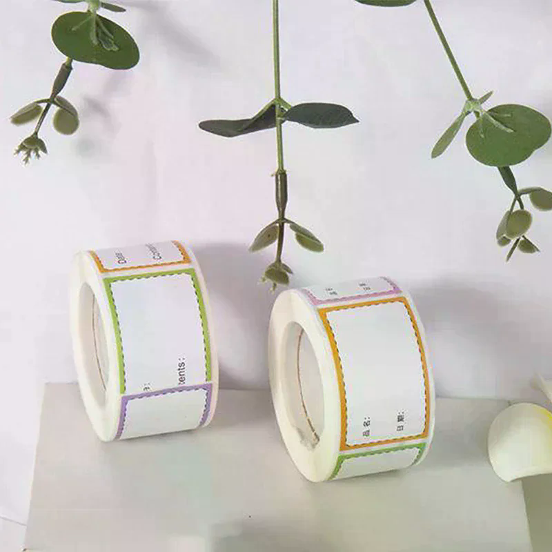 Food Storage Labels - Self-Adhesive Freezer Refrigerator Food Storage Paper