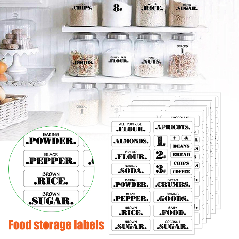 132pcs Kitchen Food Stickers W - Food Storage Labels review and price