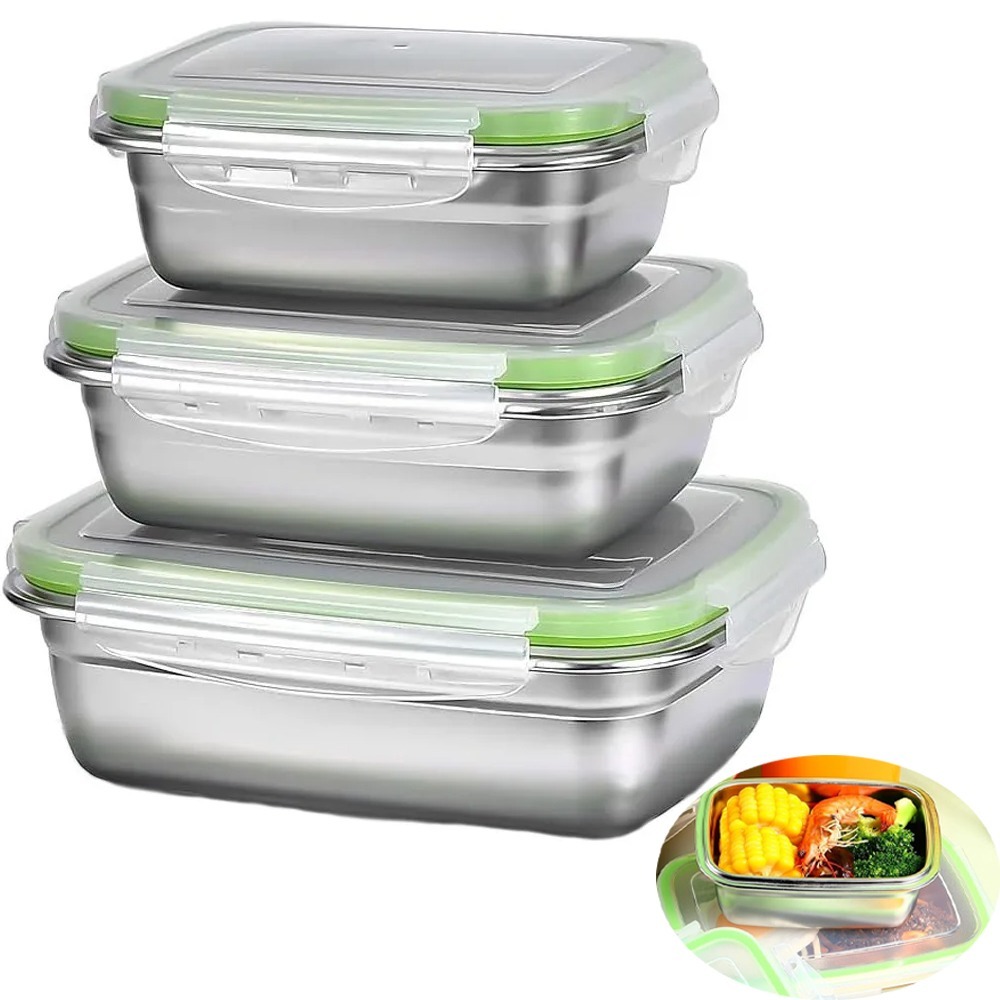 1/3 Piece Food Storage Contain - Food Storage Oven Safe review and price