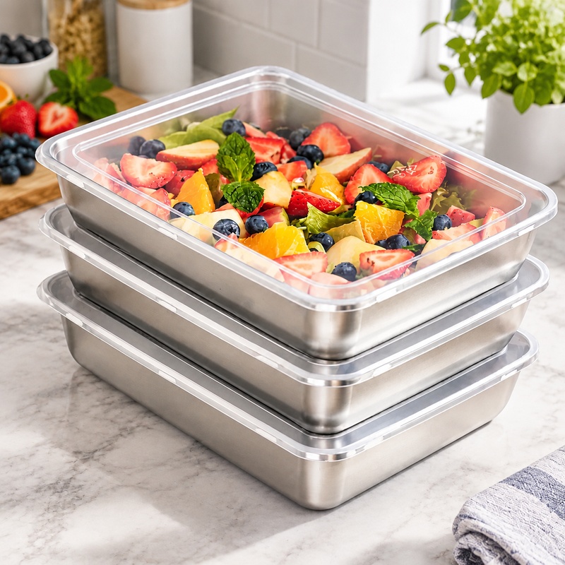 Triple Pack Stainless Steel Fo - Food Storage Meals review and price