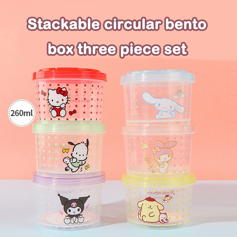Kitty Bento Box Set 3 Pieces C - Food Storage Oven Safe review and price